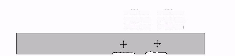 x=181 mm x-221 mm y=13.3mm y=12.7mm z=3q3mm z=3q3mm Rys 8. Przekrój przez wykryte nacięcia zobrazowane na rysunku l. 7. Perspektywy rozwoju zastosowań 7.