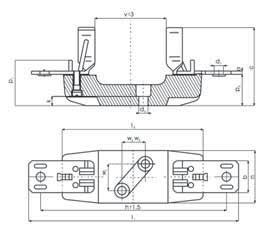 240P* 001691030 2 185 zacisk ramkowy V do 240mm 2 1,5 1 VL3 M12 001691027 3 185 śruba M12 1,7 1 VL3 SP.240 001691034 3 185 zacisk ramkowy V do 240mm 2 1,8 1 VL3 SP.