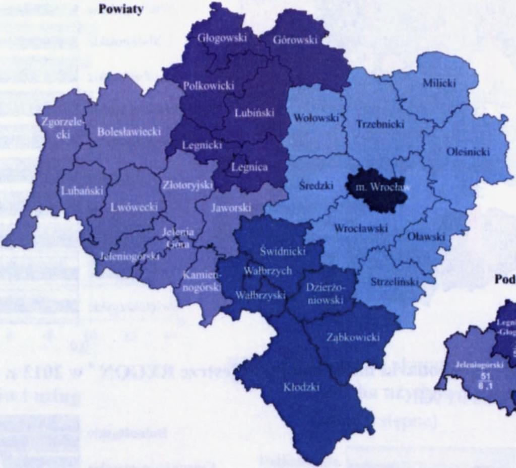 Ząbktm ivki 3. Podregion wałbrzyski 4.