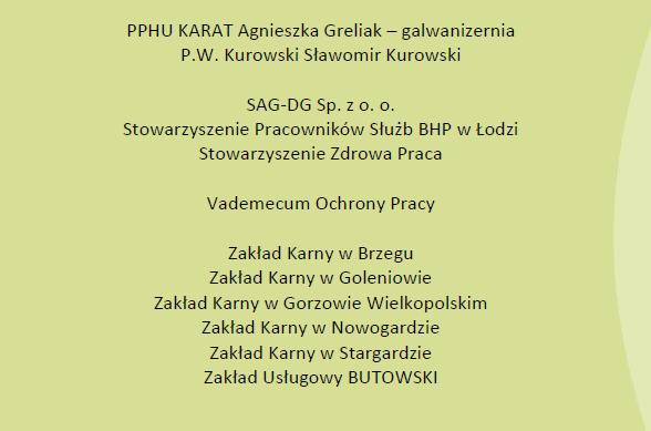 lista parterów kampanii