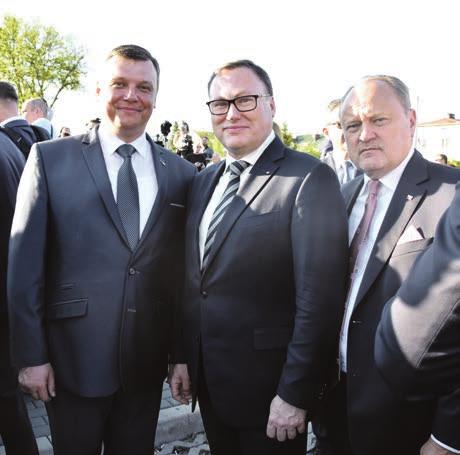 zgromadzenie mieszkańcy Parczewa i sąsiednich miejscowości. Andrzej Duda jest pierwszym prezydentem RP, który odwiedził Parczew.