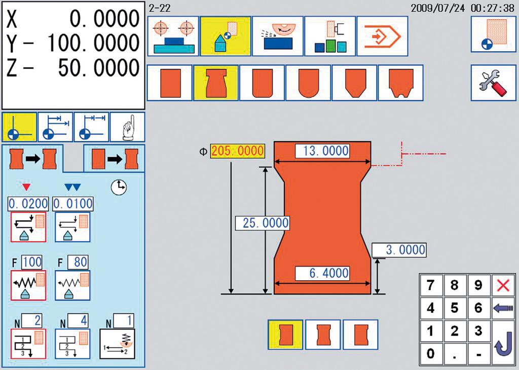 ACC dokładne szlifierki do płaszczyzn Parametry szlifowania Kształty tarczy oraz parametry