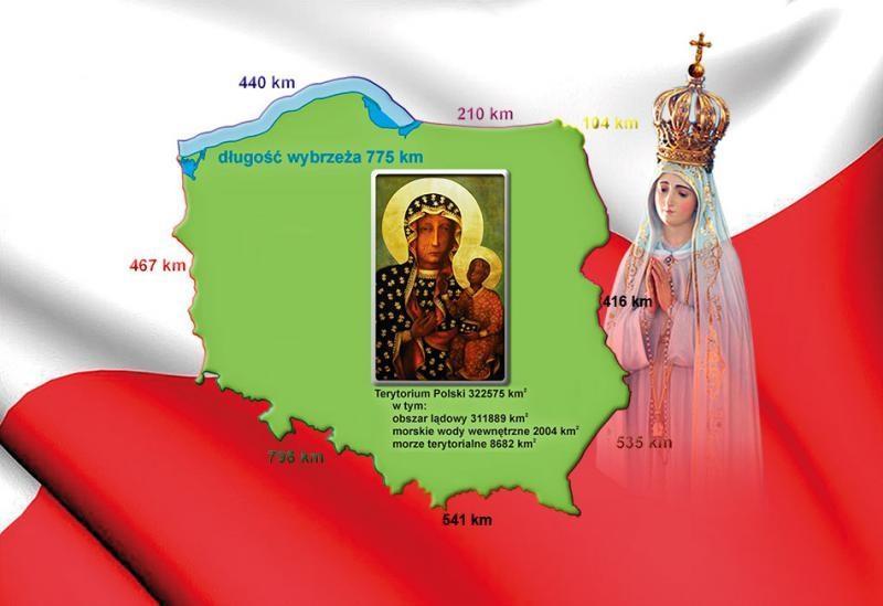 RÓŻANIEC DO GRANIC Wprowadzenie (Śpiew: Z dawna Polski Tyś Królową lub inny).