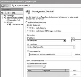 Administrator serwera musi należec do lokalnej grupy administratorow systemowych. Web Site Administrator- Administrator situ ma mozliwości konfiguracyjne na poziomie Web situ.