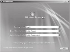 Posiadana wersja Windows Server 2003 R2 Standard Edition Windows Server 2003 Standard Edition z Service Pack 1 (SP1) Windows Server 2003 Standard Edition z Service Pack 2 (SP2) Windows Server 2008