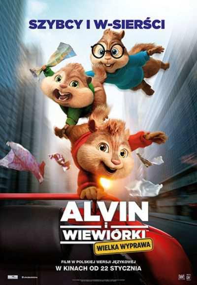 Seanse filmu Alvin i wiewiórki: Wielka wyprawa dubbing (komedia/ animacja/