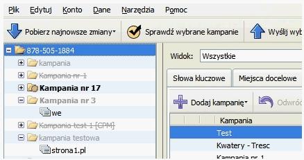 Zaawansowane tworzenie kampanii Google AdWords Przy zarządzaniu mniejszymi kampaniami można sobie poradzić używając do tego panelu AdWords.