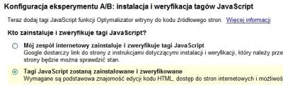 W następnym kroku nadajemy nazwę doświadczeniu jak również podajemy adresy internetowej naszych podstron testowych i podstrony konwersji. 4.