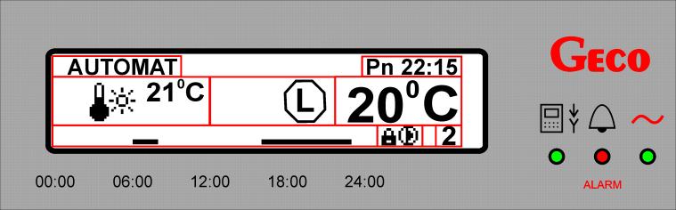 INSTRUKCJA OBSŁUGI GA01HC-01 STRONA 22 8.3. Antylegionella. Panel pokojowy firmy GECO o symbolu GA01HC-01 ma możliwość załączenia funkcji Antylegionella.