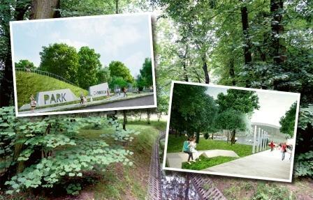 MODERNIZACJA PARKU CHROBREGO Park Bolesława Chrobrego, największy gliwicki park o powierzchni 10,1 ha, przejdzie gruntowną modernizację.