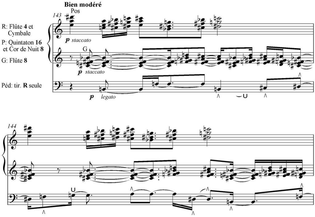 Zadanie 24. (3 pkt) Olivier Messiaen stworzył własny system rytmiczny i tonalny, inspirowany m.in. symetrią spotykaną w naturze.