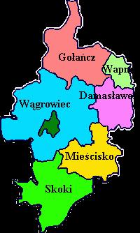 12 Gmina Mieścisko (woj. wielkopolskie, powiat wągrowiecki) leży na Pojezierzu Gnieźnieńskim, w jego pn.-wsch. części. Przez jej teren przepływa rzeka Wełna. Od pn. i zach.