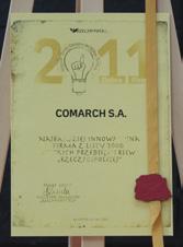firmy paliwowe: BP, Statoil czy PKN Orlen Group, dostawcy Comarch najbardziej innowacyjną firmą 2011 roku z Listy 2000 polskich przedsiębiorstw Rzeczpospolitej. Tytuł przyznano trzeci raz z rzędu.