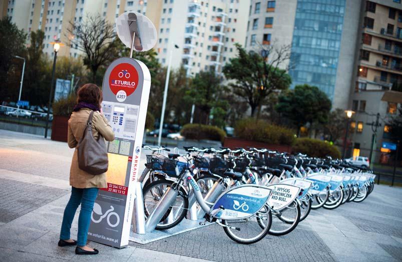 Jednoślady są przypinane za pomocą elektrozamków. To nic innego, jak elektryczna blokada, która jest otwierana lub zamykana przez system.