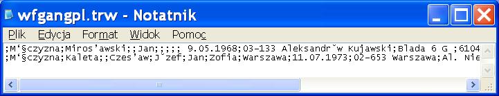 00;Zaliczka na podatek Rolnik Czesław; 231-121;199.00;227-001;199.00;Zaliczka na podatek Mirosławski Jan; 231-101;1111.86;130-001;1111.86;Wypłata wynagrodzenia Rolnik Czesław; 231-121;2159.