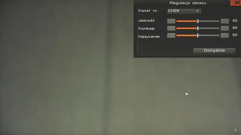 NVR-7000 Instrukcja obsługi wer. 1.0 MENU REJESTRATORA 1.7. Regulacja obrazu Menu umożliwia konfigurację parametrów kamery, takich jak: jasność, kontrast, nasycenie.