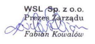 DEKLARACJA ZGODNOŚCI Deciaration of Conformity 57/11/LVDEMC (nr deklaracji zgodności) 1. Producent wyrobu: WSL Sp. z o.o. ul.