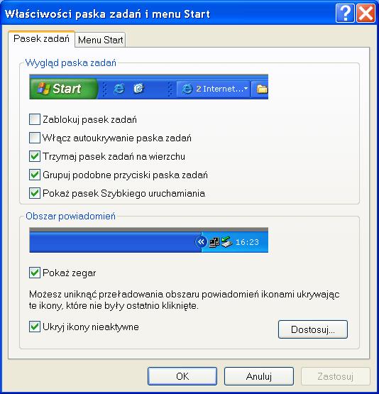 rodziny Windows zagadnienie to jest bardzo rozbudowane.