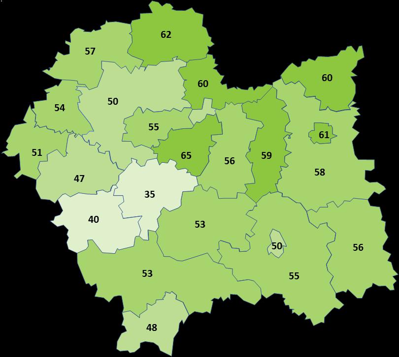 Wg stanu na koniec czerwca 2017 r. w małopolskich powiatowych urzędach pracy zarejestrowanych było 45 740 osób, które pozostawały w ewidencji urzędów pracy nieprzerwanie ponad rok.