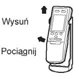 Użyj końcówki długopisu lub innego małego, ostrego przedmiotu w celu przyciśnięcia przycisku. UWAGA! Uważaj, aby dzieci nie połknęły baterii.