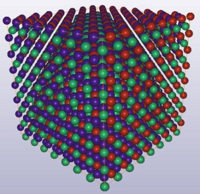 Symulacje Monte Carlo Hamiltonian otrzymany z metody Cluster Expansion został zastosowany w symulacjach Monte Carlo w zespole kanonicznym w celu badania uporządkowania w stopach.