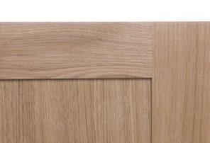 RAMIAK Konstrukcja: czopowa lite drewno: dąb (usłojenie proste) Szerokość: 75 mm 19 mm PŁYCINA