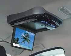 Ten monitor podsufitowy z wbudowanym odtwarzaczem DVD/DivX o ultrawysokiej rozdzielczości i przekątnej 10,2 cala, oferuje to, co najlepsze w kinie samochodowym. PKG-2100P 10.
