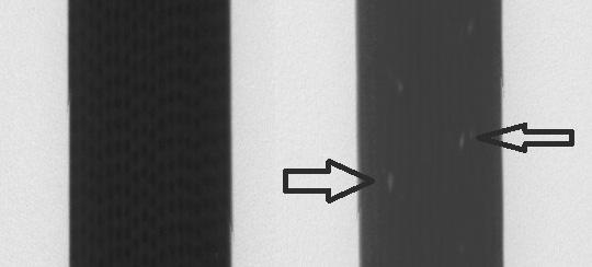 100 Identyfikacja porowatoœci w kompozytach wêglowo i szklano/epoksydowych metod¹ mikrotomografii komputerowej Rys. 2. Makroskopowa projekcja rtg.