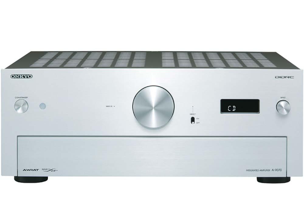 A-9070 Zintegrowany wzmacniacz stereo Silver Black Koncern Onkyo wypowiada wojnę zniekształceniom.