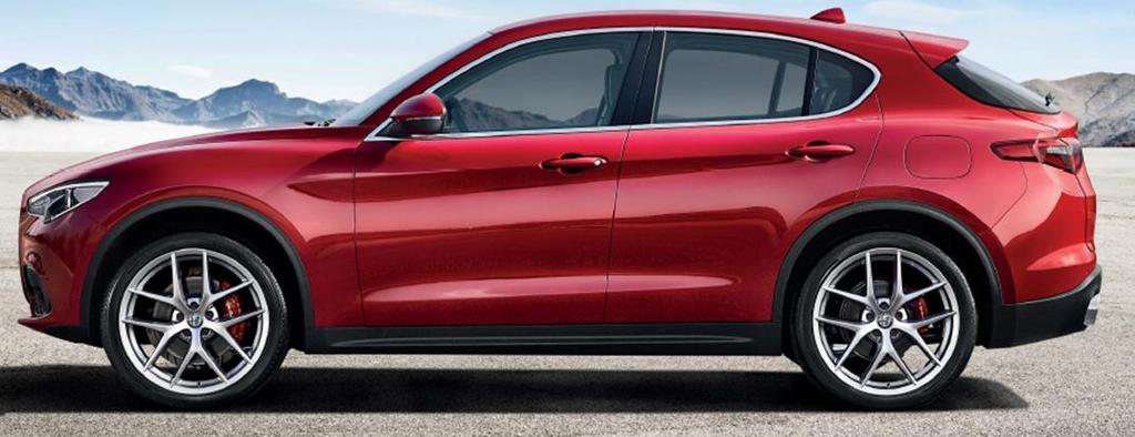 BEZPIECZEŃSTWO/ TECHNOLOGIA STELVIO SUPER EXECUTIVE FIRST EDITION QUADRIFOGLIO 6 poduszek powietrznych (2 przednie, 2 boczne, 2 kurtyny) Alarm fabryczny 8G2 2200,- 2200,- 2200,- 2200,- 2200,- Alfa TM