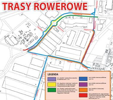 Mapa 7. Projektowane trasy rowerowe w gminie Kobierzyce Źródło: Kobierzyce. Moja gmina moja wieś.