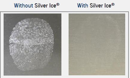 Vivinox Silver Ice Tam gdzie estetyka ma znaczenie Powłoka Silver Ice oferuje wiele korzyści w porównaniu do materiałów niepowlekanych: Odciski palców i plamy są mniej widoczne.