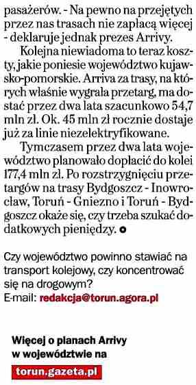 Gazeta Wyborcza Toruñ 3.04.2013 Super Tydzieñ Che³m 2.04.2013 www.