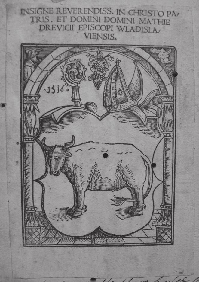 Pontificale Romanum z 1520 roku z biblioteki prymasa Macieja Drzewickiego 49 Il. 5.