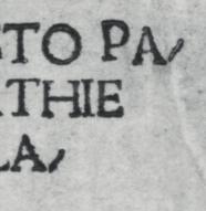 50 Piotr Pokora Il. 3a. Ekslibris Macieja Drzewickiego wycinek napisu (Hieronim Wietor, Wiedeń 1516) Źródło: oryginał w zbiorach Biblioteki Jagiellońskiej w Krakowie (fot. BJ). Il. 4a.