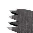 Wszechstronność Dzięki specjalnej geometrii uzębienia brzeszczotu możliwe jest piłowanie twardego drewna i wykonywanie cięć wgłębnych.