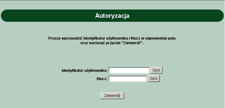 URUCHOMIENIE SYSTEMU URUCHOMIENIE SYSTEMU W celu uruchomienia aplikacji naleŝy: Uruchomić przeglądarkę internetową Microsoft Internet Explorer Wpisać lub wybrać z listy adres strony np. https://bank.