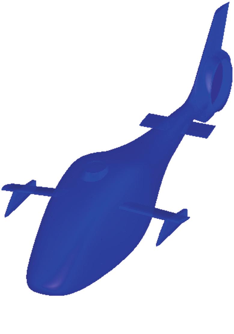 analiza aerodynamiczna WłaSNoścI śmigłowca z uwzględnieniem NaDmuchu... 177 a) b) rys. 1. modele geometryczne śmigłowca a) wersja śmigłowca bez podwozia, b) wersja śmigłowca z podwoziem 2.
