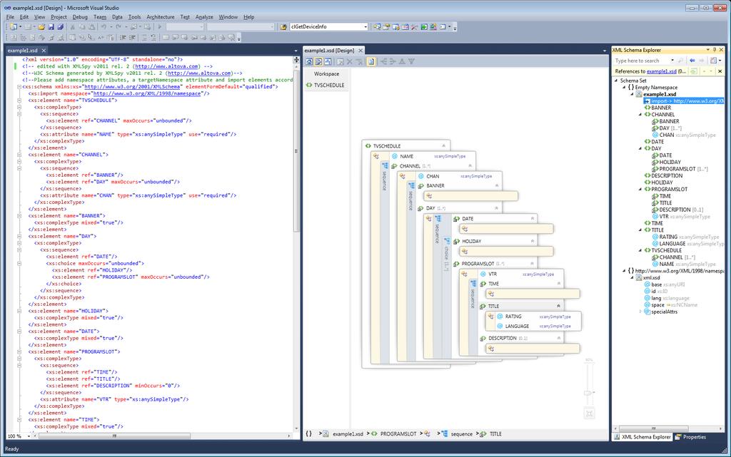 Poprawność plików XML Edycja XSD w Visual Studio V1.1 23/ 70 Poprawność plików XML Standard RELAX NG Mniej popularny format, ale o mniej skomplikowanych regułach. Dla następującego DTD: <!