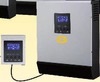 Uniwersalny inwerter (bez akumulatorów i paneli słonecznych) działający według zaprogramowanej funkcji: Solar / Battery / Sieć - działający przy pełnej kontroli mikroprocesorowej z zawsze czystym