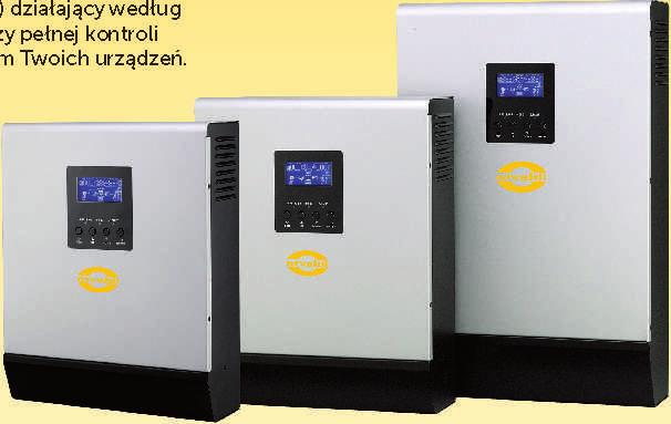 Inverter Solivia 10/15/20/30 kw KS1K, KS3K, KS4K Inwerter MKS Grid-Off 1/2/3/5kVA Trójfazowy, bez-transformatorowy Inverter Solivia jest wyposażony w dwa kontrolery MPPT, dzięki czemu współpracuje z