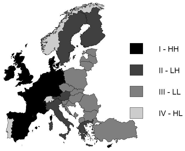Zróżnicowanie dochodów gospodarstw rolniczych państw Unii Europejskiej ujęcie 149 współczynnika korelacji Morana w okresie od 2005 do 2013 roku.