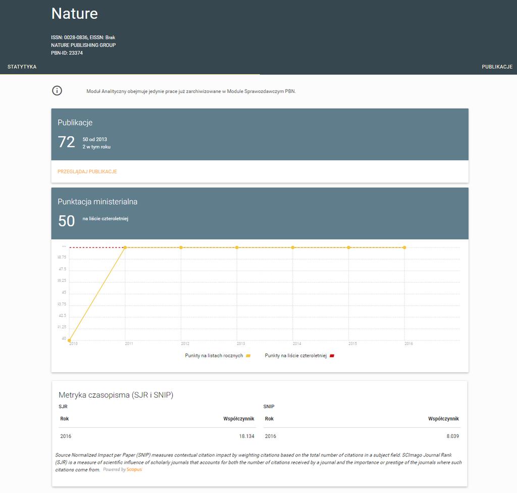 UWAGA! Na wersji demo aplikacji używane są jedynie testowe konta i numery ORCID (ORCID Sandbox). 5.