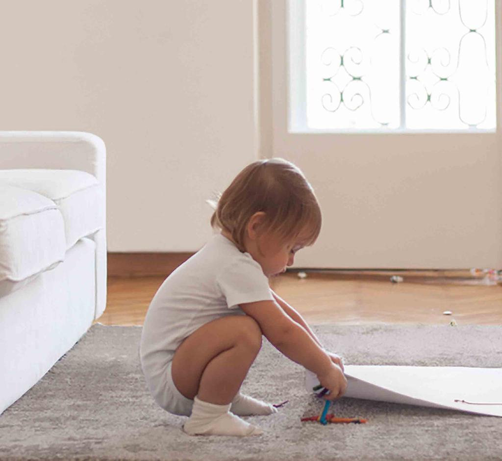 WOLNE OD ALERGII Tradycyjne dywany gromadzą kurz, który prowadzi do pojawienia się szkodliwych roztoczy w domu. Nagromadzone alergeny zagrażają przede wszystkim dzieciom.