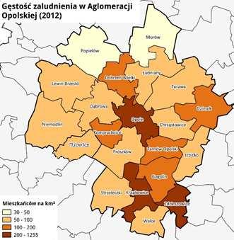 Liczba ludności Aglomeracji Opolskiej Całkowita liczba mieszkańców Aglomeracji Opolskiej- 339 269