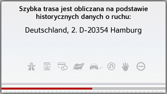 >>> NAWIGACJA Wprowadzenie/usunięcie celu pośredniego (Możliwe tylko przy uruchomionym prowadzeniu do celu.) Za pomocą tej funkcji możesz wprowadzać lub usuwać cel pośredni.