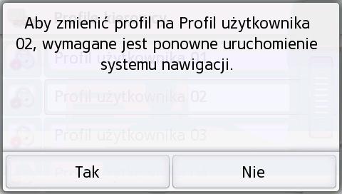 Profile kierowcy (w zależności od modelu) Można wybrać 4 różne profile kierowcy. Poprzez naciśnięcie przycisku Profil 1 Profil 4 wybiera się odpowiedni profil.