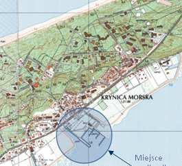 Dokumentacja kartograficzna z czego basen posiada wymiary 250 m x 25 do 50 m i głębokości 0,5-2,5m.