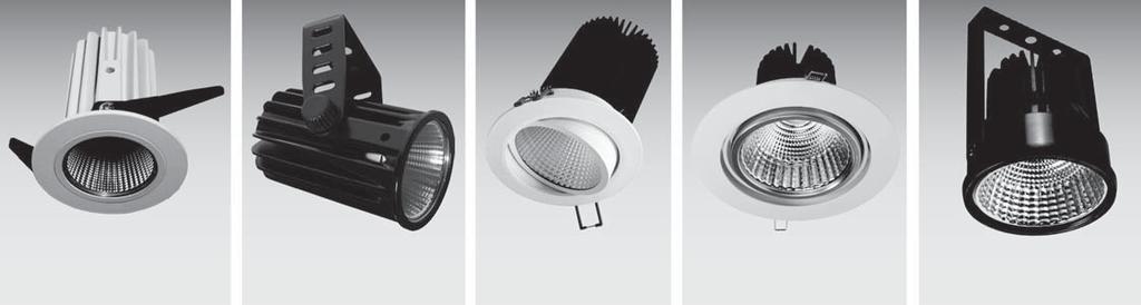 Dane techniczne MR16 Recessed MR16 Yoke Small Recessed Large Recessed Large Yoke Wprowadzenie ArcSystem to szeroka gama opraw oświetleniowych LED wraz ze sterowaniem, przeznaczonym do pomieszczeń