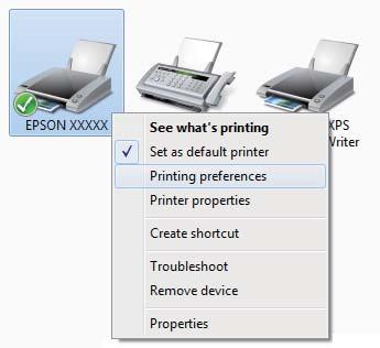(Czyszczenie głowicy), należy wykonać poniższe czynności. A Otwórz folder Printers (Drukarki) lub Printers and Faxes (Drukarki i faksy).